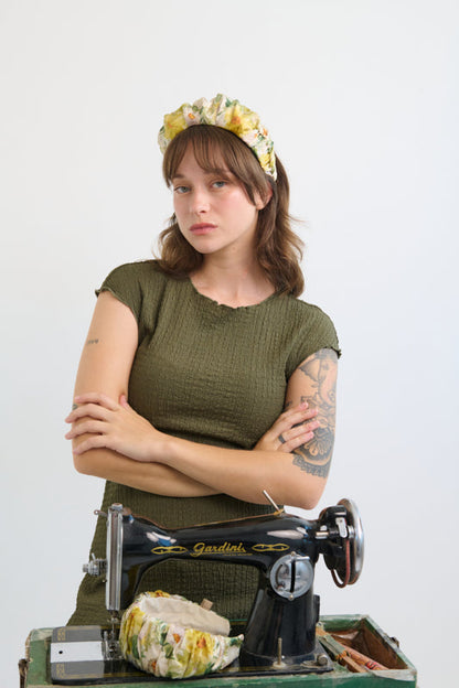 Mila Medium Headband – Olive