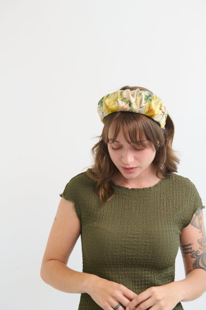 Jan Narrow Headband – Olive