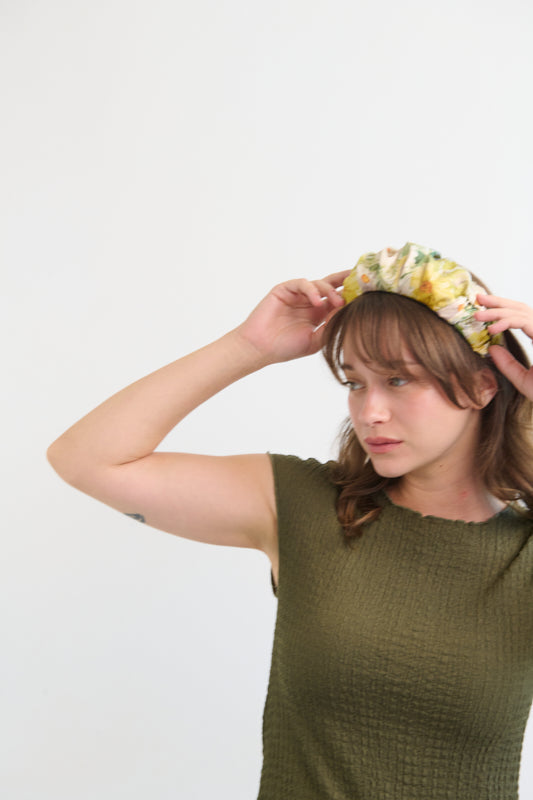 Jan Narrow Headband – Olive