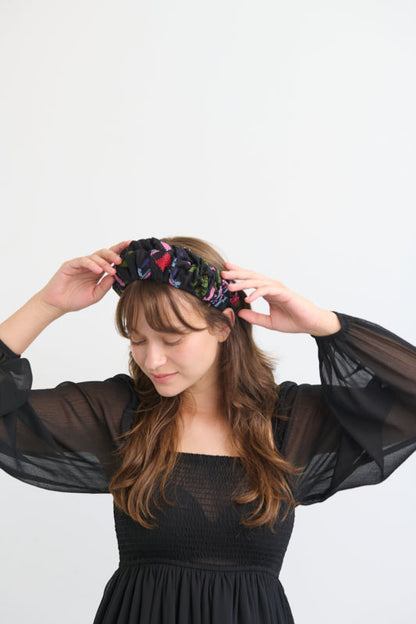 Nemesis Medium Headband – Black Cross