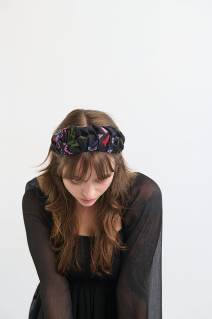 Nemesis Medium Headband – Black Cross