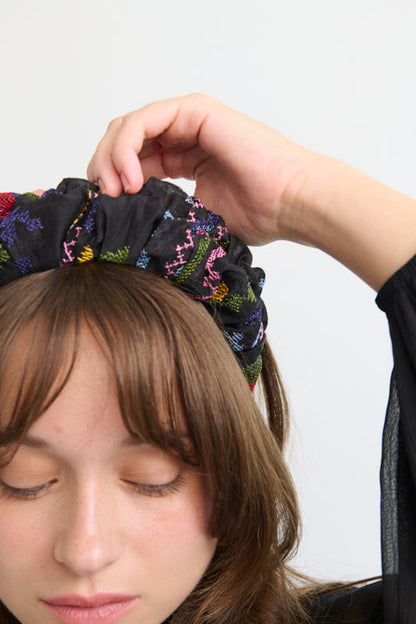 Nemesis Petite Headband – Black Cross