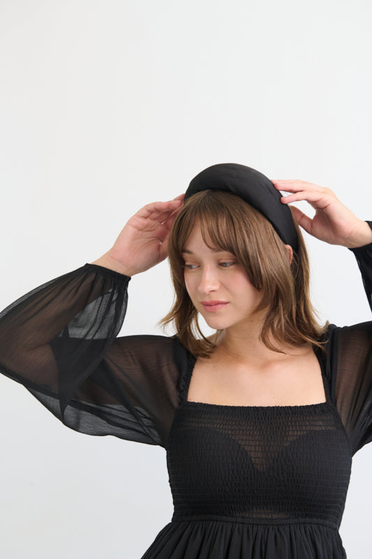 Venus Narrow Headband – Black