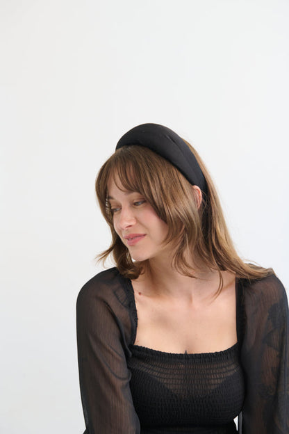 Venus Narrow Headband – Black