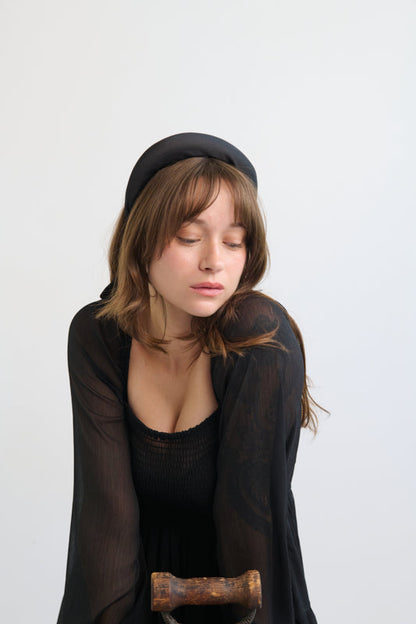 Venus Narrow Headband – Black