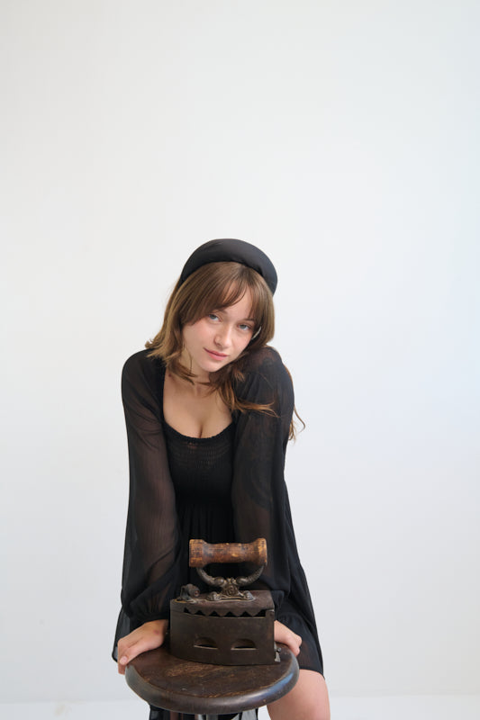 Venus Narrow Headband – Black