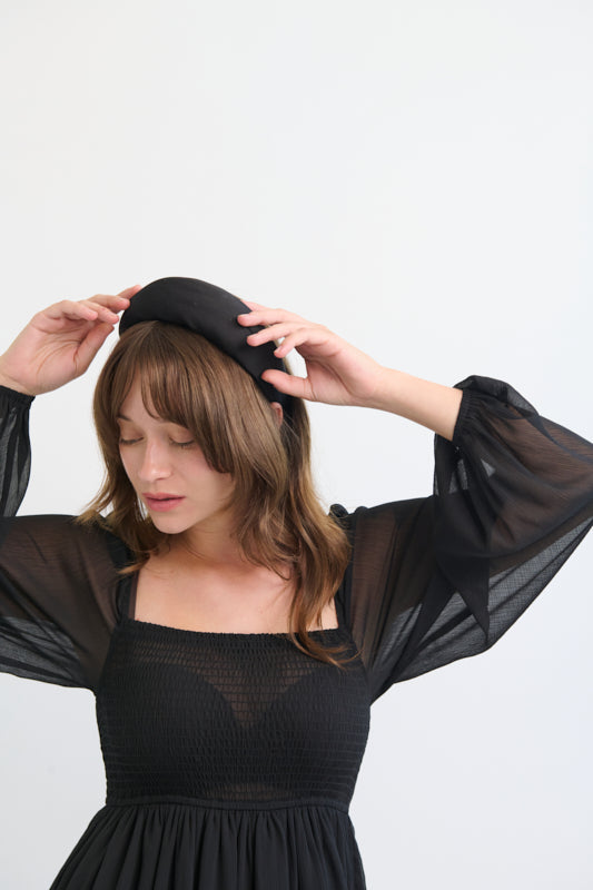 Venus Narrow Headband – Black