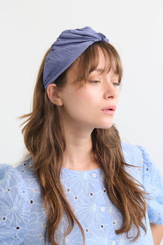 Celine Medium Headband – Light Denim