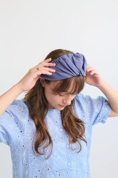 Celine Medium Headband – Light Denim