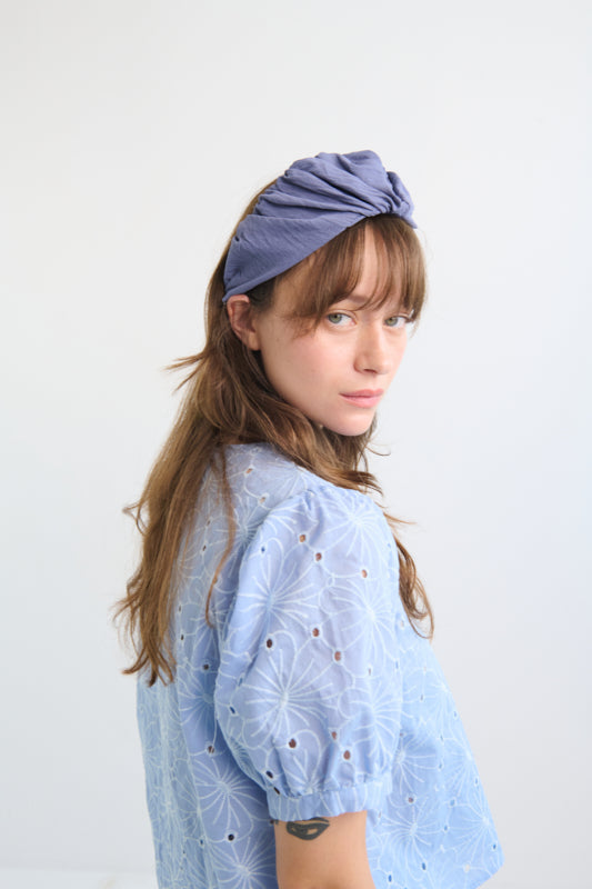 Celine Medium Headband – Light Denim