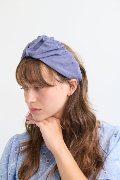 Celine Medium Headband – Light Denim