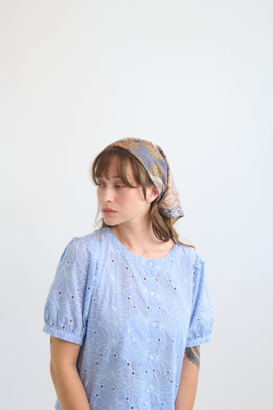 Tahalia Long Headband – Azzurra
