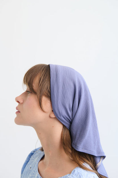 Tahalia Long Headband – Denim