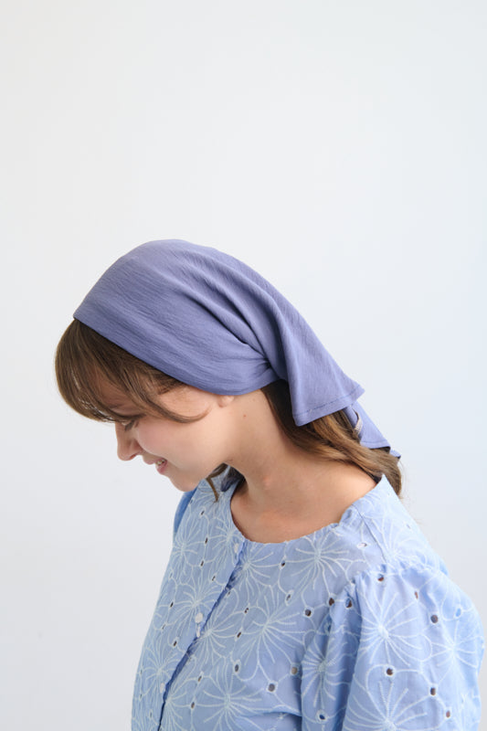 Tahalia Long Headband – Denim
