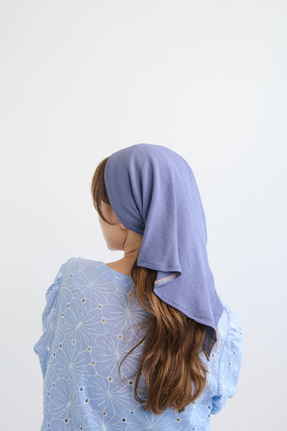 Tahalia Long Headband – Denim