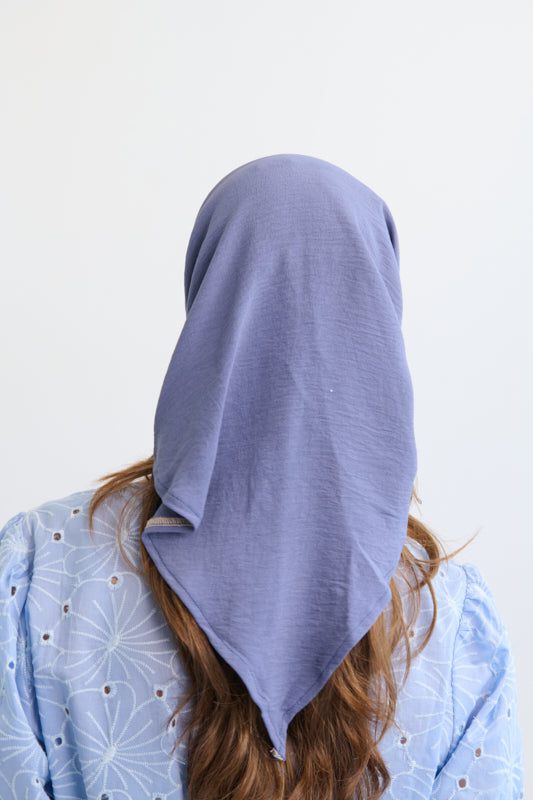 Tahalia Long Headband – Denim