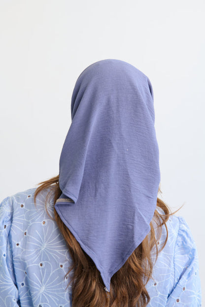Tahalia Long Headband – Denim