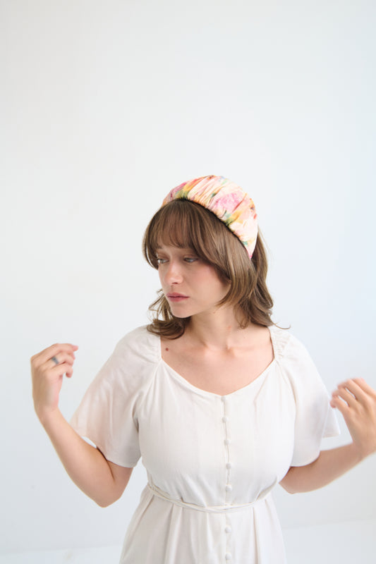 Mila Wide Headband – Clay