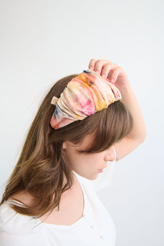 Mila Wide Headband – Clay