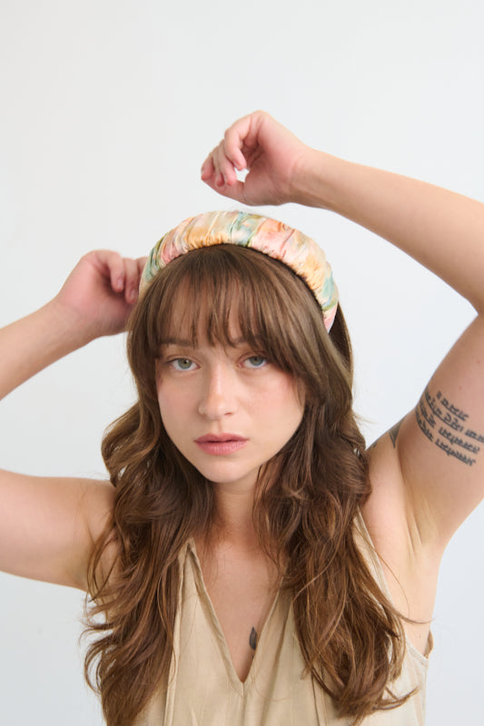 Mila Petite Headband – Clay