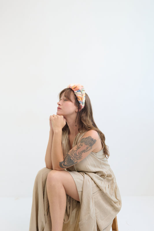 Jan Medium Headband – Clay