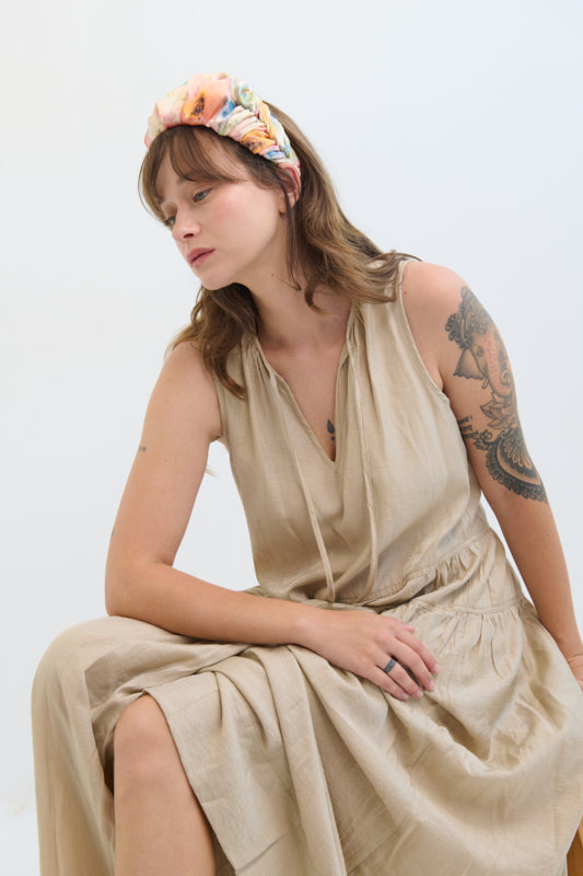 Jan Medium Headband – Clay