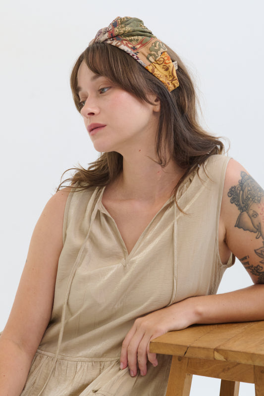 Celine Medium Headband – Sahara