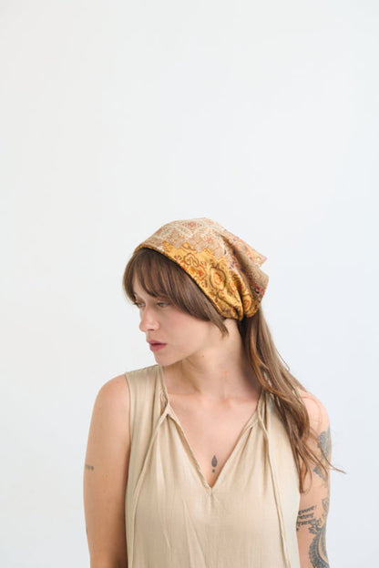 Tahalia Long Headband – Sahara