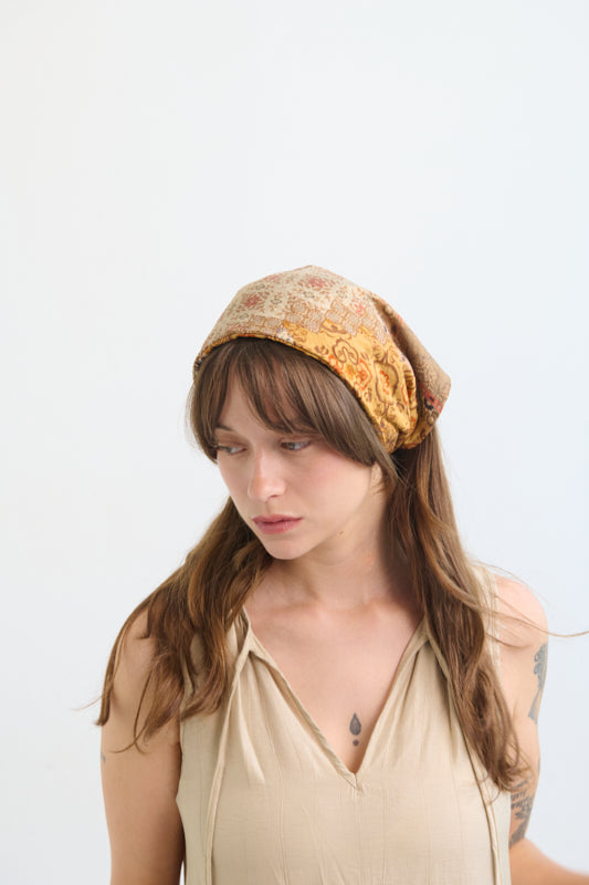 Tahalia Long Headband – Sahara