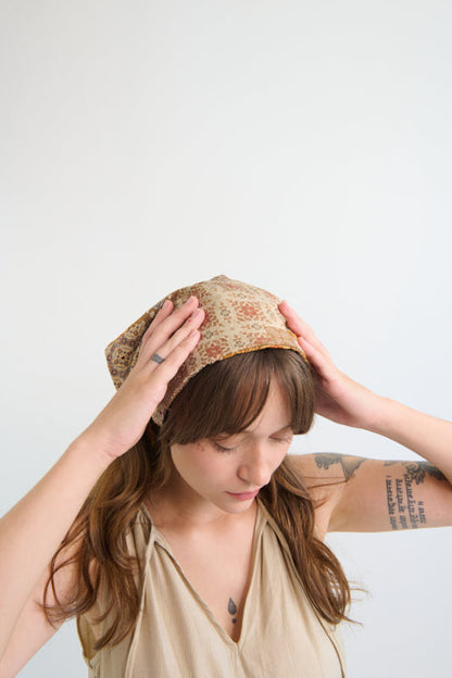Tahalia Long Headband – Sahara