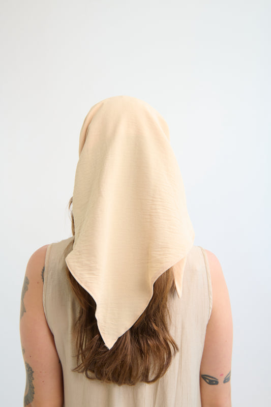 Tahalia Long Headband – Latte