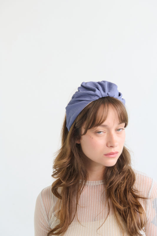 Celine Wide Headband – Light Denim