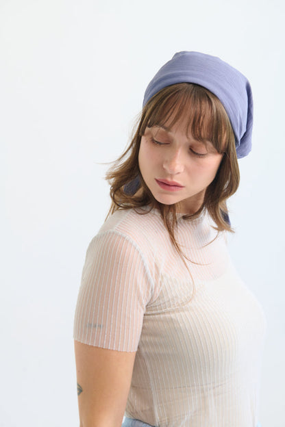 Tahalia Short Headband – Denim