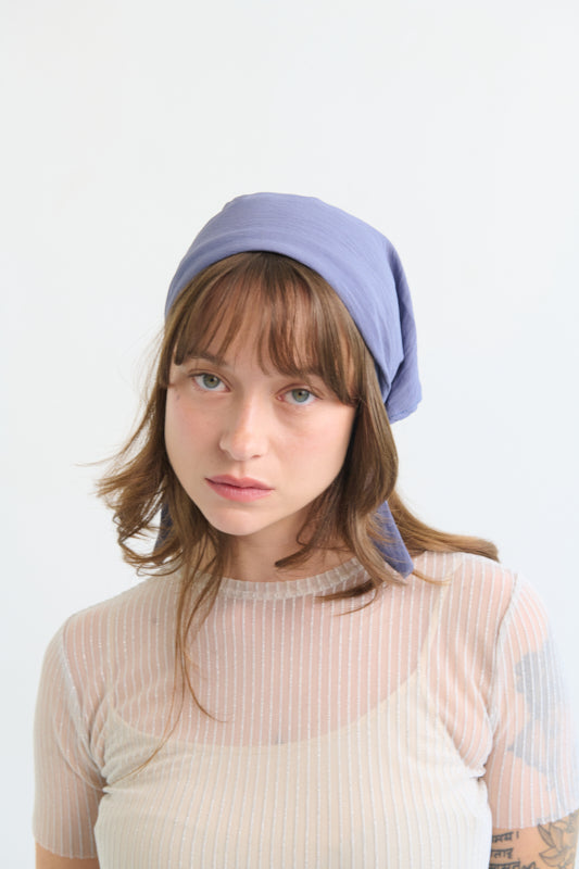 Tahalia Short Headband – Denim