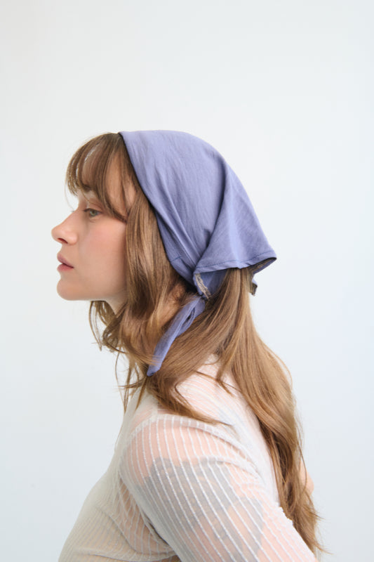 Tahalia Short Headband – Denim
