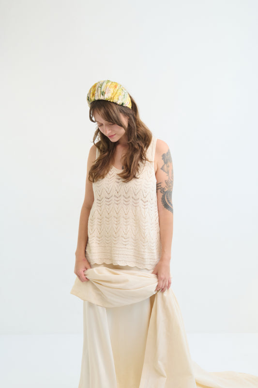 Mila Wide Headband – Olive