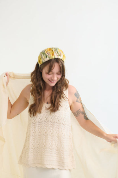 Mila Wide Headband – Olive