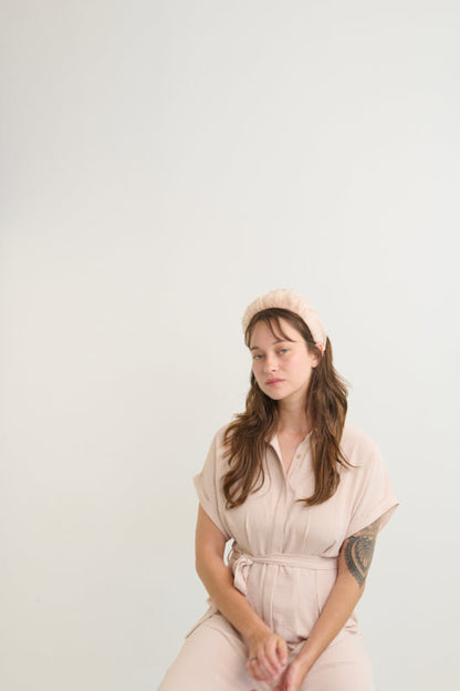 Renne Narrow Headband – Mascarpone