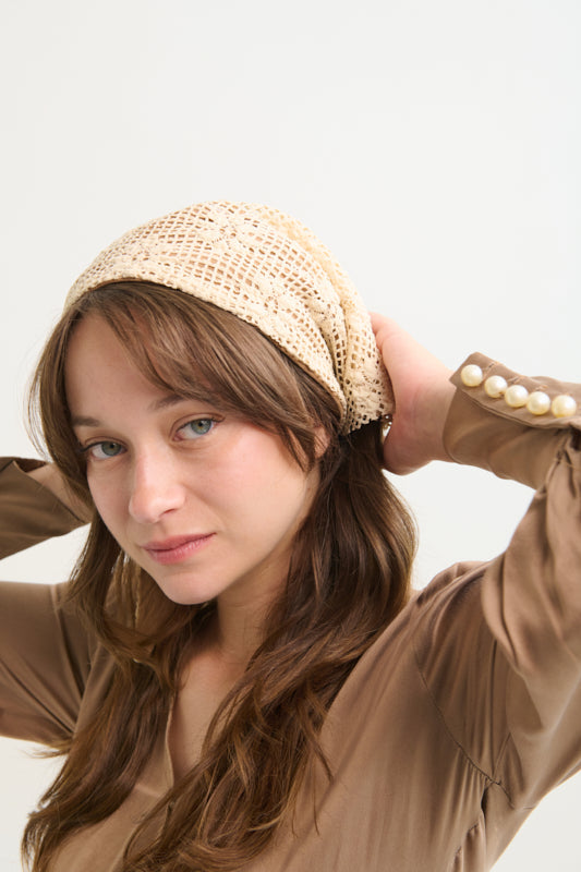Tahalia Short Crochet Headband