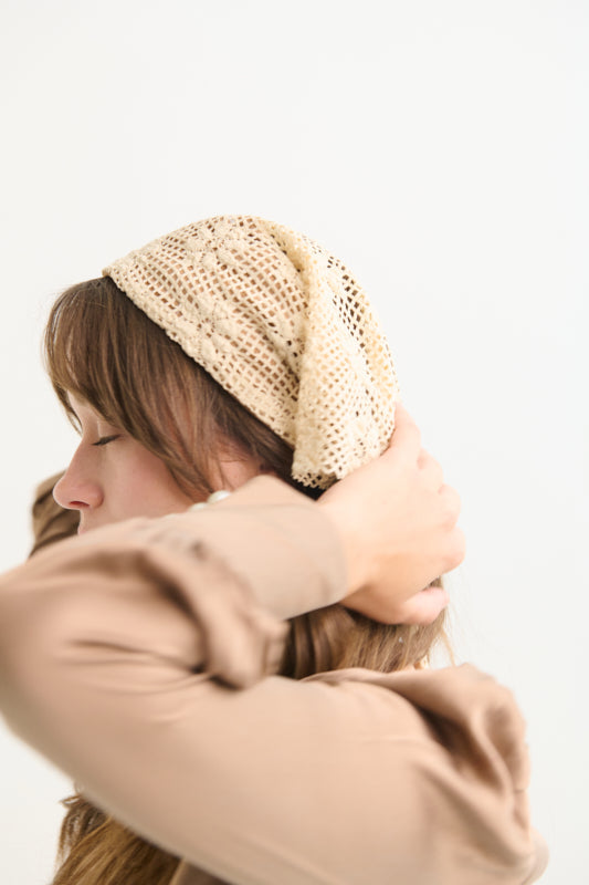 Tahalia Short Crochet Headband