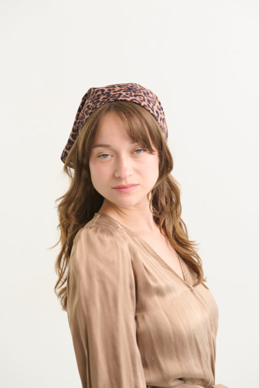 Tahalia Short Leopard Print Headband