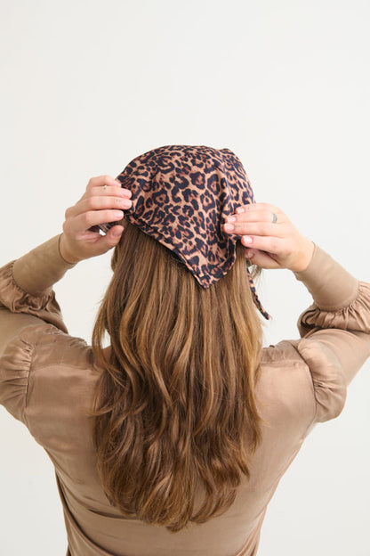 Tahalia Short Leopard Print Headband