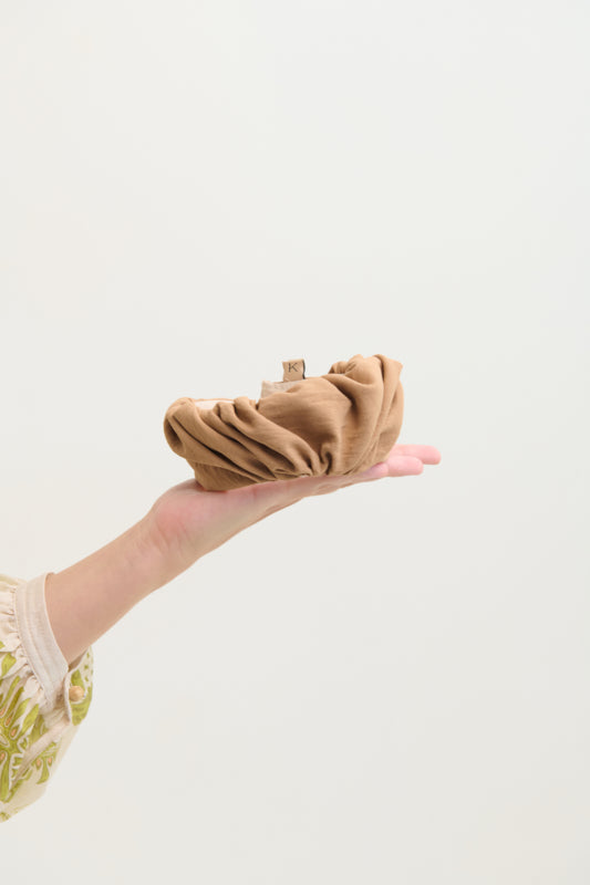 Celine Narrow Headband – Camel