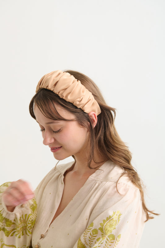 Mila Medium Headband – Wheat