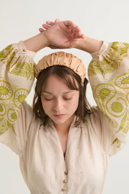Mila Medium Headband – Wheat