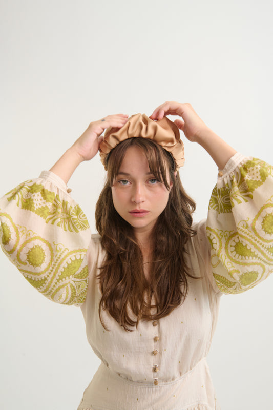 Jan Wide Headband – White