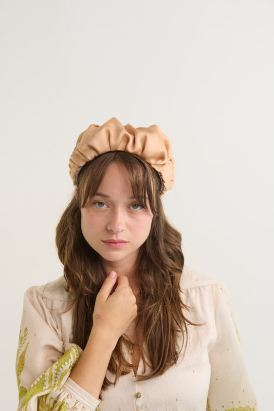 Jan Wide Headband – White
