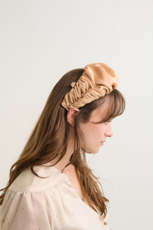 Jan Wide Headband – White