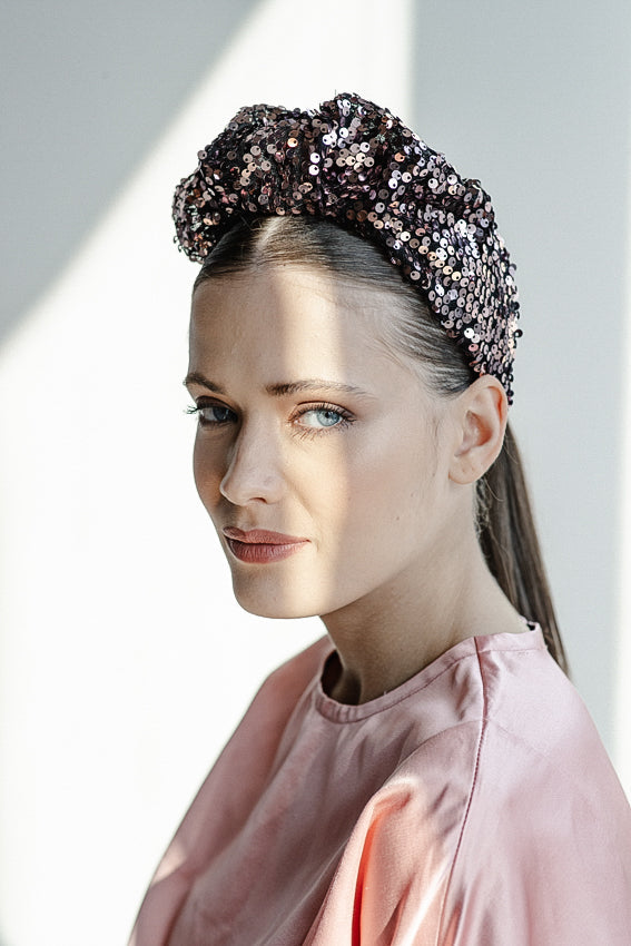 Wide Cassia Headband, Pink