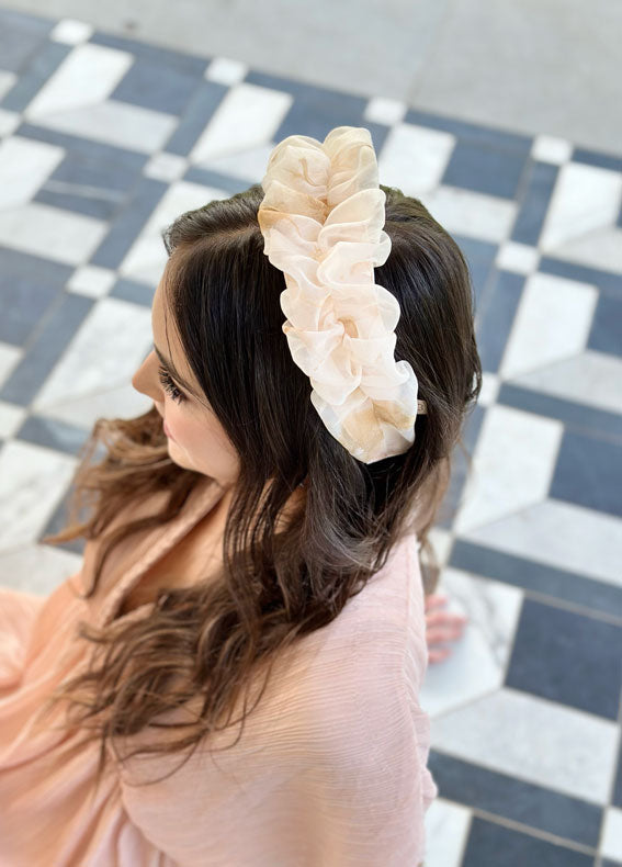 Renee Headband, Greece Pearl Nude